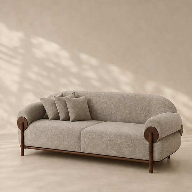 Organic curves, natural materials, exquisite design